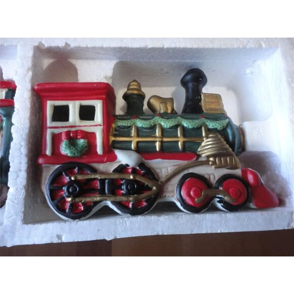 Holiday Trim 3pc. Porcelain Train Set - Picture 6 of 16